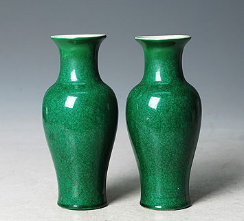 颜色釉陶瓷花瓶