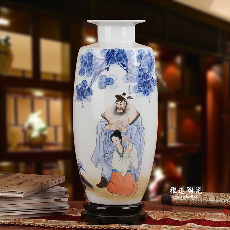 手绘高档陶瓷花瓶