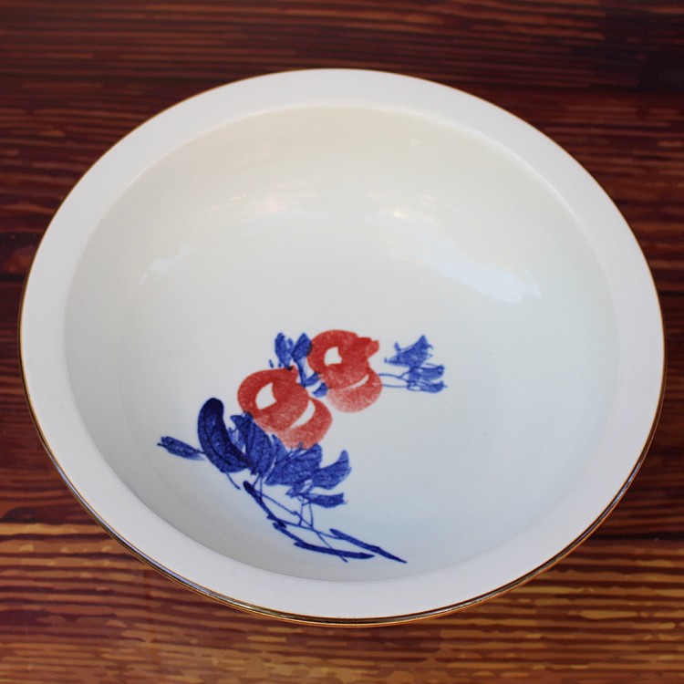 景德镇陶瓷和面盆拌菜盆长寿图-内部图