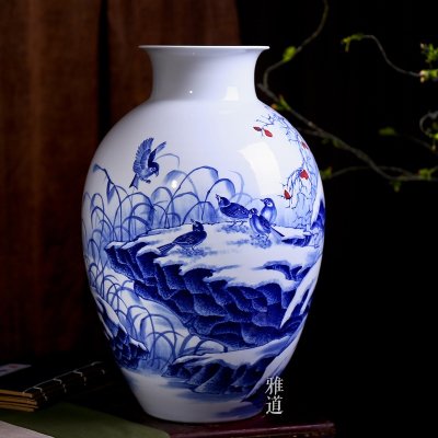 景德镇手绘陶瓷花瓶高档礼品花瓶