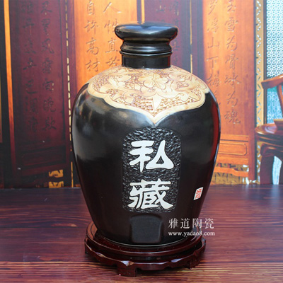 景德镇雕刻白酒工艺酒坛