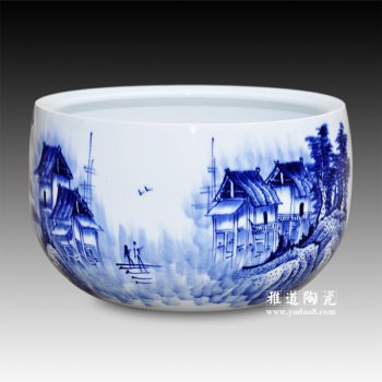 青花装饰技法在现代陈设瓷中的应用
