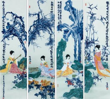 浅谈釉下五彩的历史发展