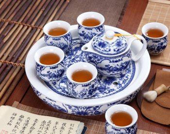 景德镇茶具套装福从天降