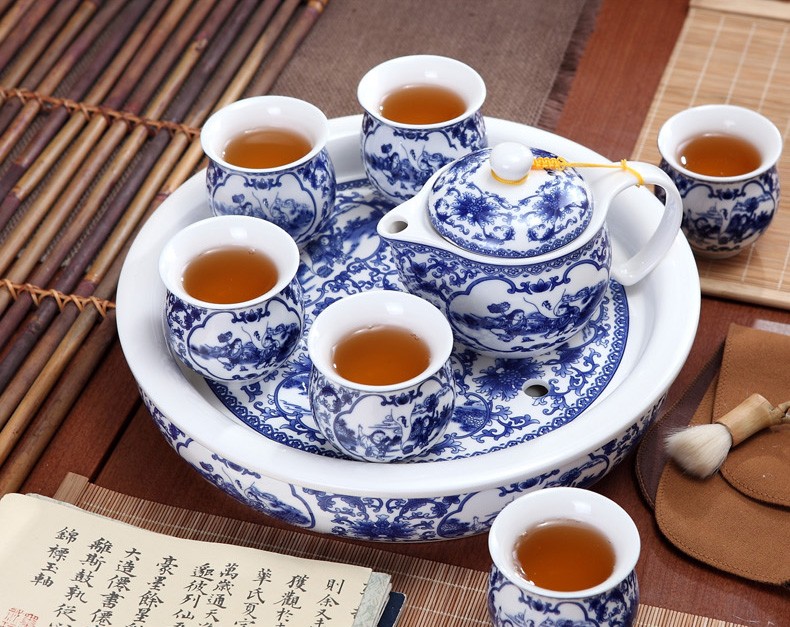 景德镇茶具套装福从天降