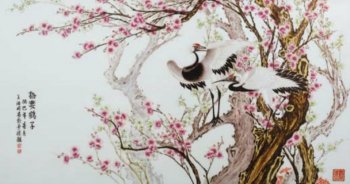 试谈粉彩梅花艺术