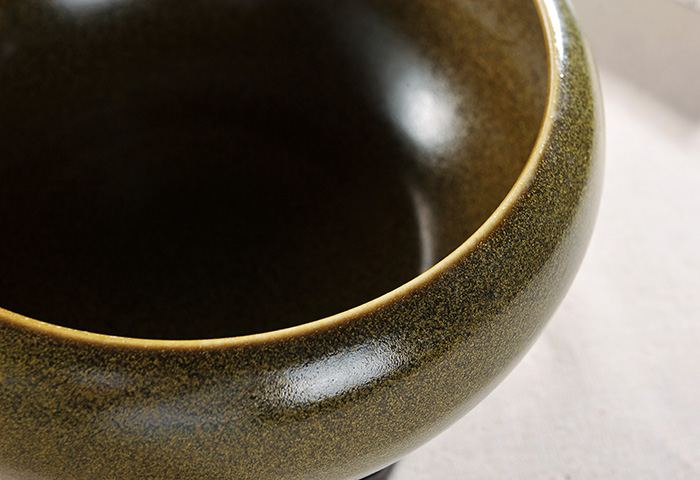 景德镇茶叶末陶瓷鱼缸乌龟缸 景德镇茶叶末陶瓷鱼缸乌龟缸