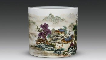 王云泉瓷画艺术