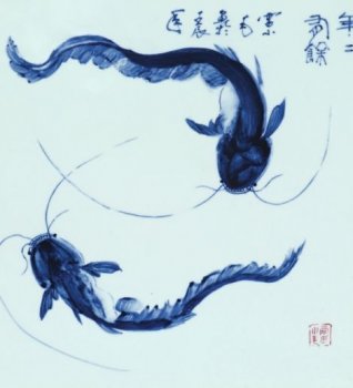 谈青花瓷“年年有鱼”