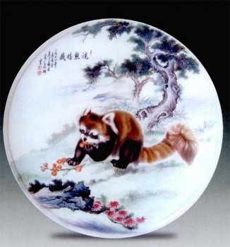 浅谈粉彩走兽画的意蕴