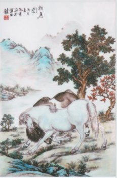 景德镇瓷画山水的发展