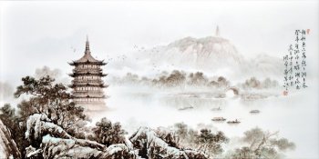 详谈山水画的构图及构图技巧