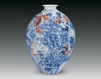 青花釉里红艺术