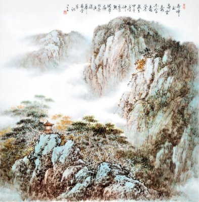 浅谈工笔山水