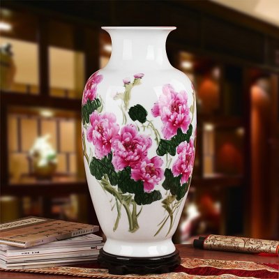 陶瓷工艺品花瓶-景德镇胡慧中手绘花瓶