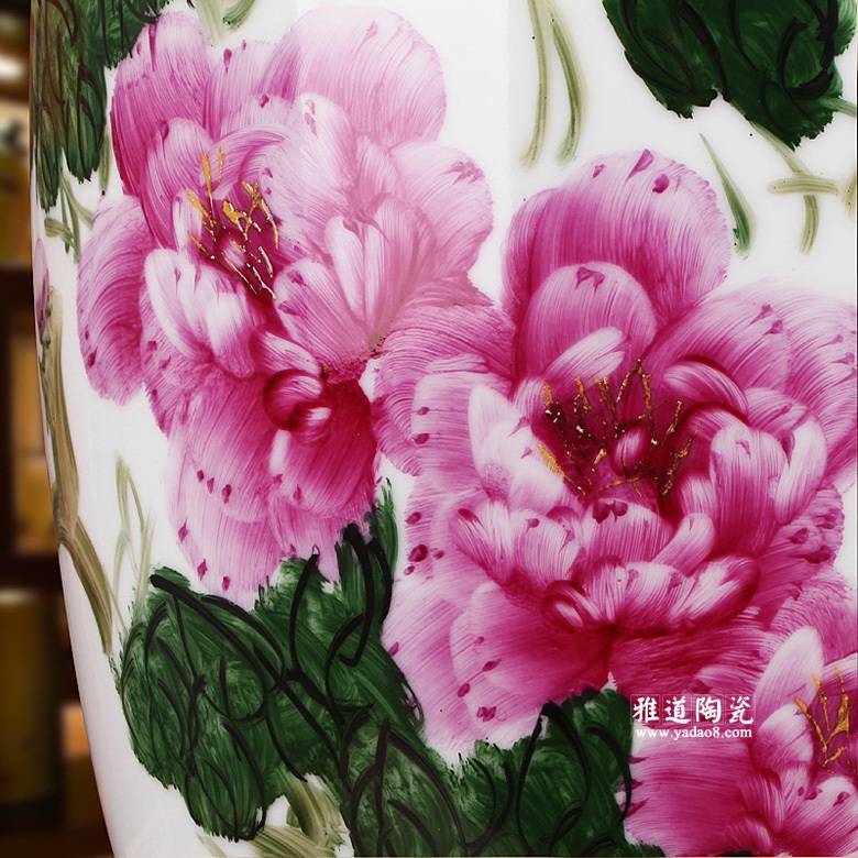 景德镇胡慧中陶瓷工艺品花瓶（细节图）