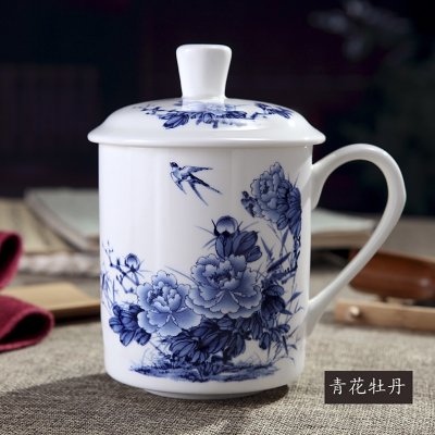 景德镇青花瓷茶杯
