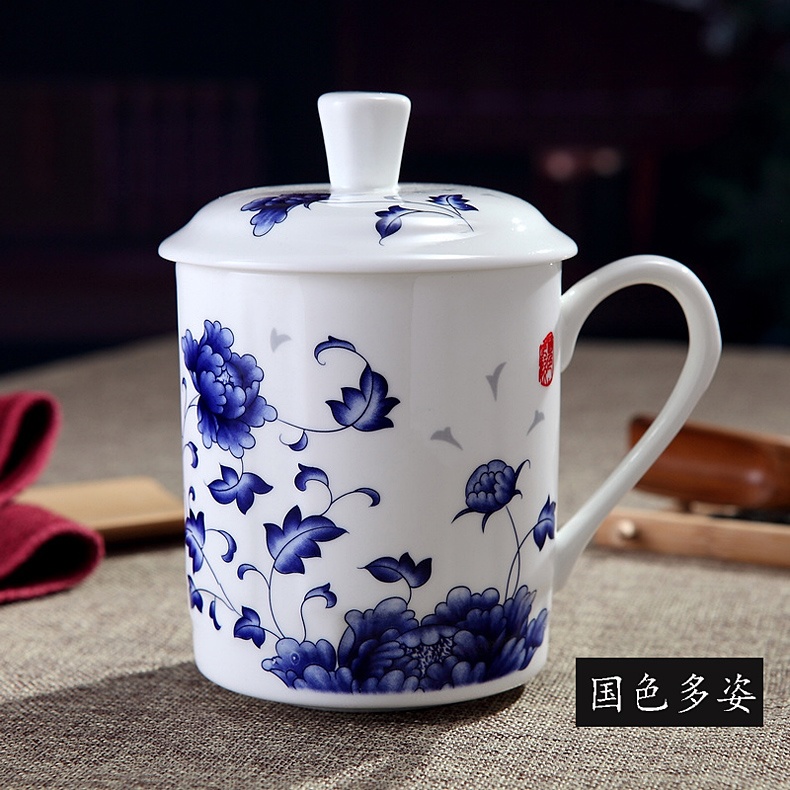 景德镇陶瓷办公杯 女士