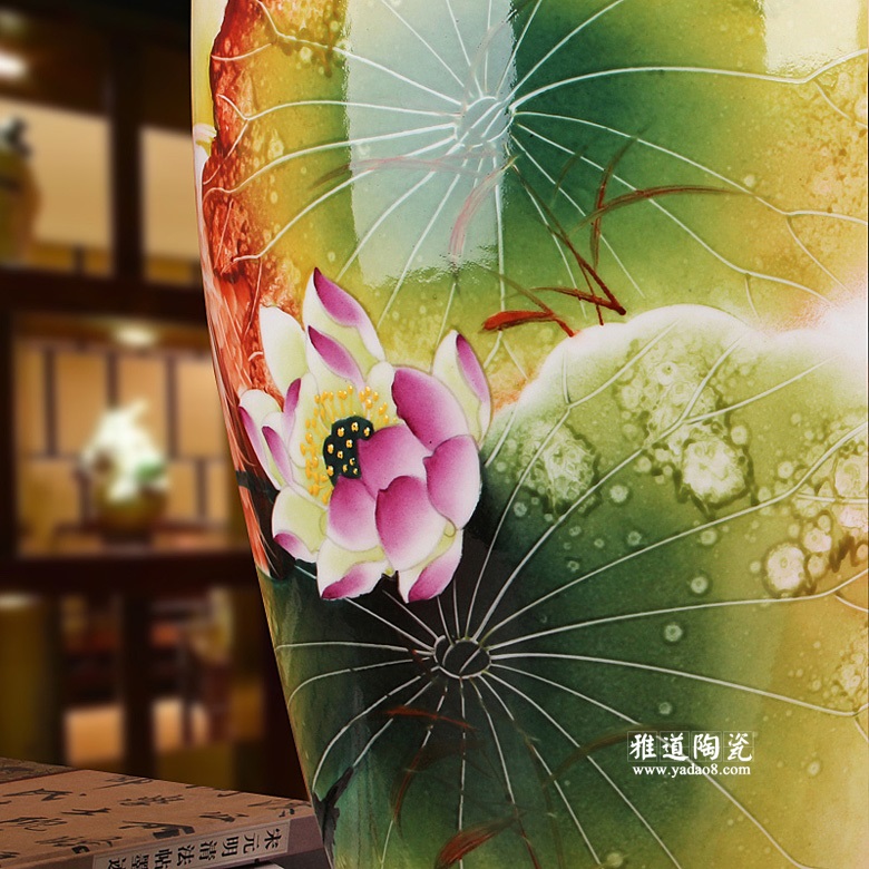 景德镇彩绘花瓶 景德镇彩绘花瓶