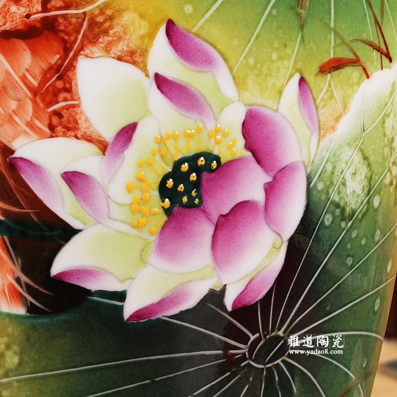 景德镇彩绘花瓶 景德镇彩绘花瓶