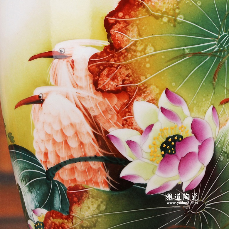 景德镇彩绘花瓶 景德镇彩绘花瓶