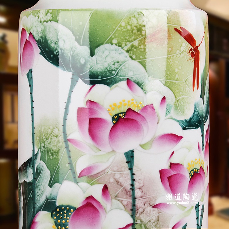 景德镇手绘陶瓷花瓶