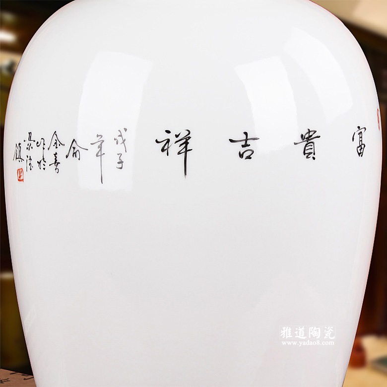富贵陶瓷花瓶 富贵陶瓷花瓶