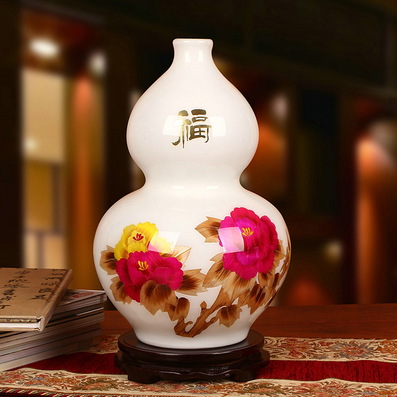 高档麦秆陶瓷花瓶