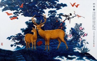 现代陶瓷堆画遇上传统技艺