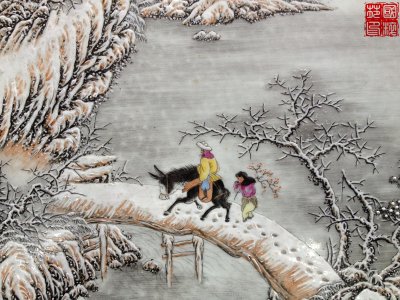 雪景山水瓷画的前世今生