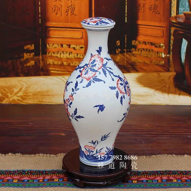 5斤酒坛子批发福寿双全