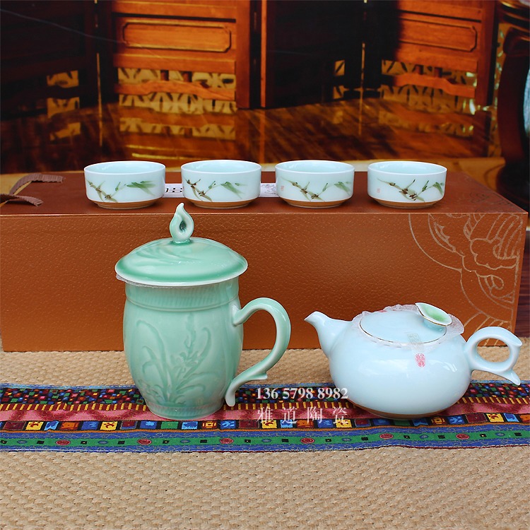6头家用茶道带茶杯功夫茶具套装 6头家用茶道带茶杯功夫茶具套装