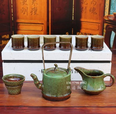 景德镇瓷器窑变功夫茶具套装批发