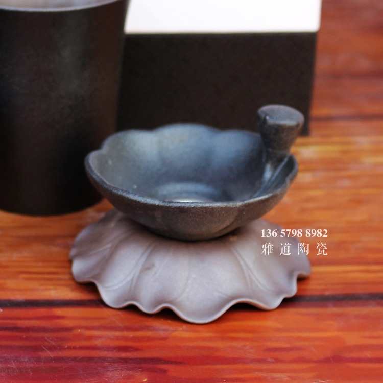 景德镇盖碗精品陶瓷功夫茶具套装-茶漏