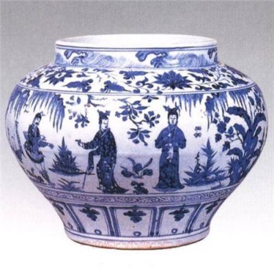 元代青花瓷纹样种类分析