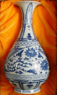 元明青花结晶斑真伪鉴别法