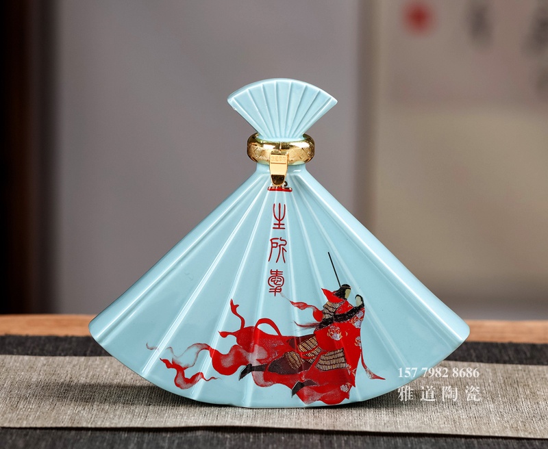 一斤装个性陶瓷酒坛（一生所爱）