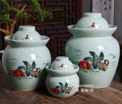 景德镇瓷器泡菜坛子（这几款美观又实用）