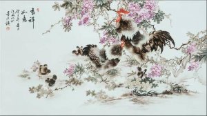 画鸡源流与陶瓷绘画中的装饰美