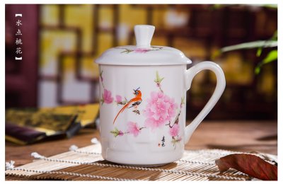 没骨花鸟艺术之美“水点桃花”