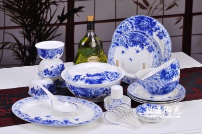 中式高档餐具礼品定制