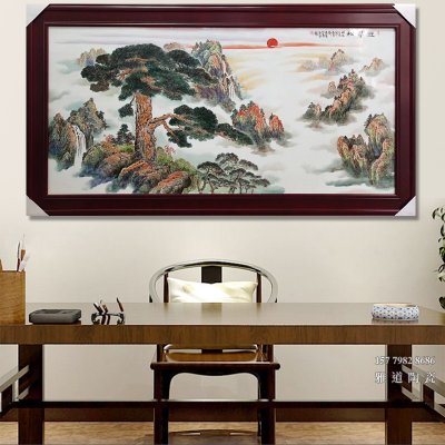 高档手绘瓷板画定制