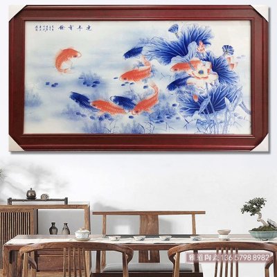 适合家居客厅的瓷板画挂画推荐