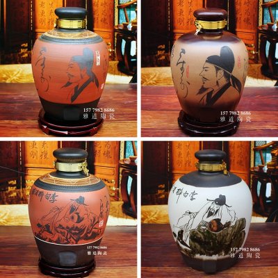 精美酒坛批发-高端精美陶瓷酒坛厂家
