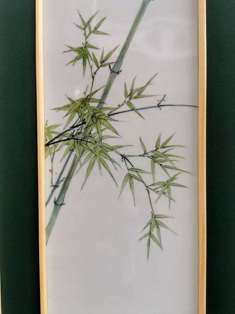 福全手绘中式装饰瓷板画（梅兰竹菊）(图8)