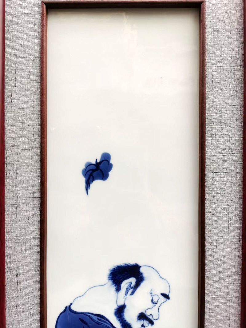 手绘禅意茶道装饰瓷板画（好茶不寂寞）(图5)