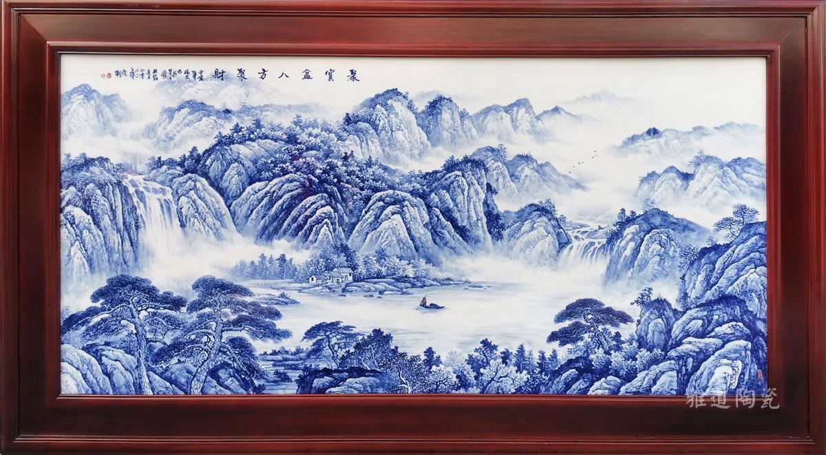 人财两旺的山水画（十大人财两旺瓷板画推荐）(图7)