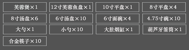 景德镇高档陶瓷餐具（60头青釉芙蓉）(图2)