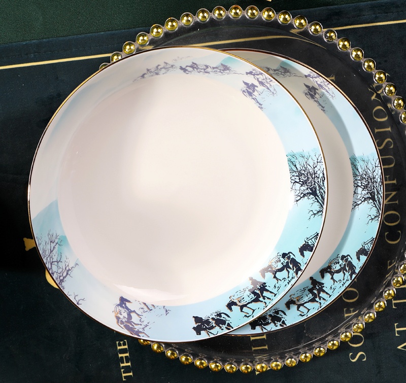 景德镇高档陶瓷餐具（84头茶马古道）(图10)