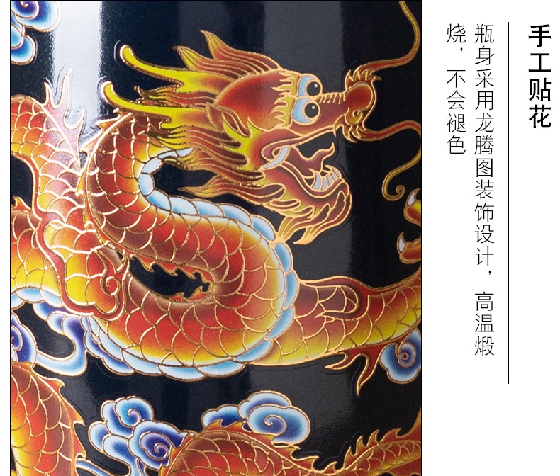 1斤装双龙景德镇陶瓷酒坛（6瓶装）(图2)